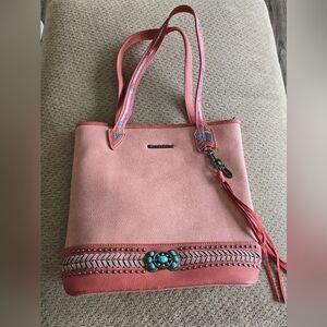 Montana West Pink Embellished Women's Tote Bag, NWOT